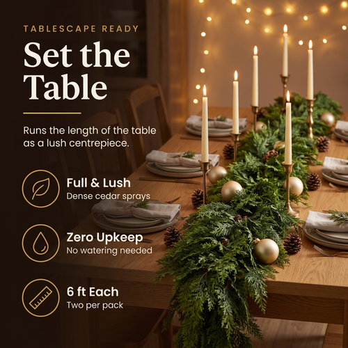 The Everbough™ Real-Touch Cedar Garland