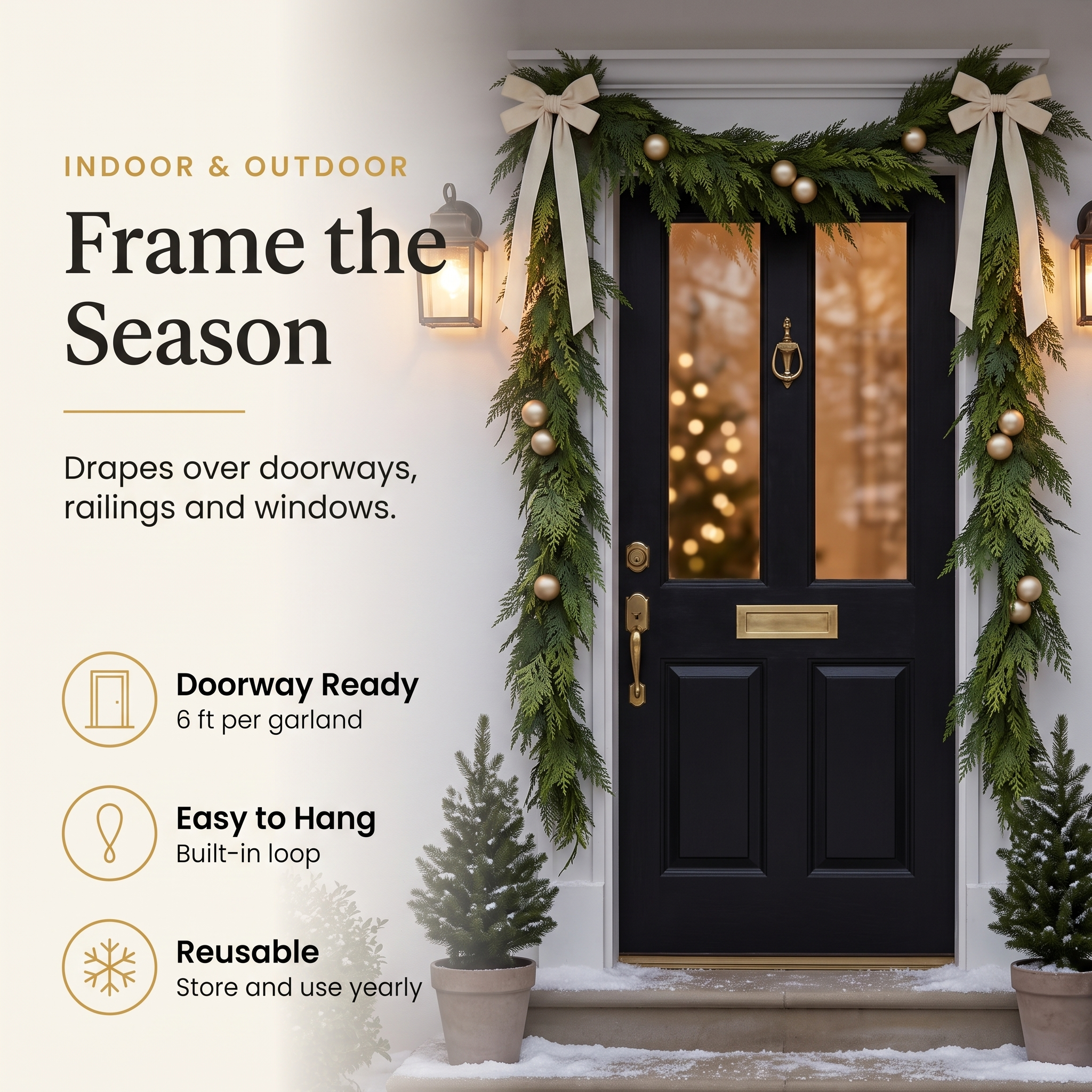 The Everbough™ Real-Touch Cedar Garland