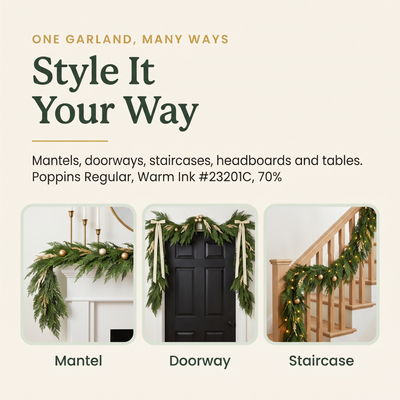The Everbough™ Real-Touch Cedar Garland